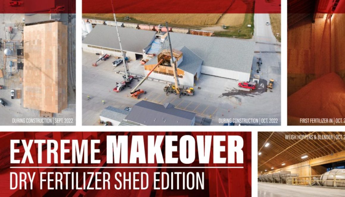 Dry Fertilizer Shed Makeover