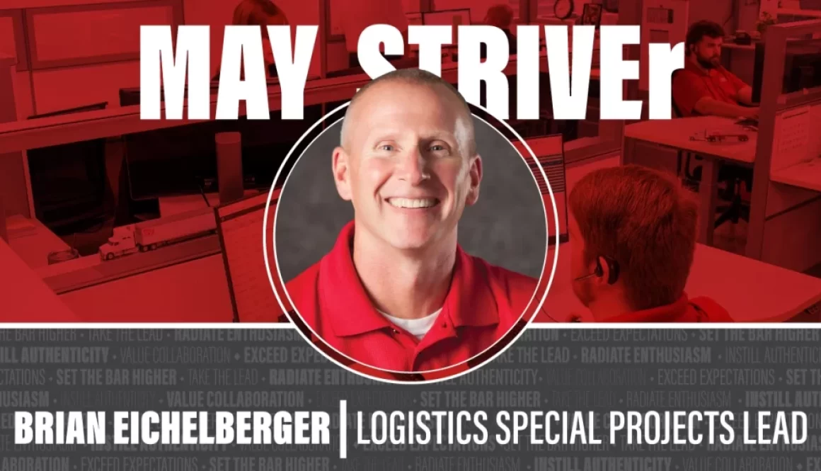 May STRIVEr Brian Eichelberger