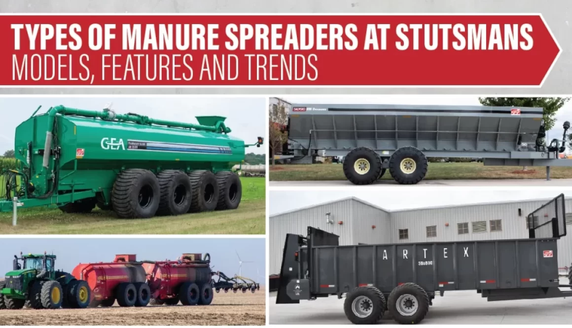 Dry manure spreaders and liquid manure spreaders at Stutsmans
