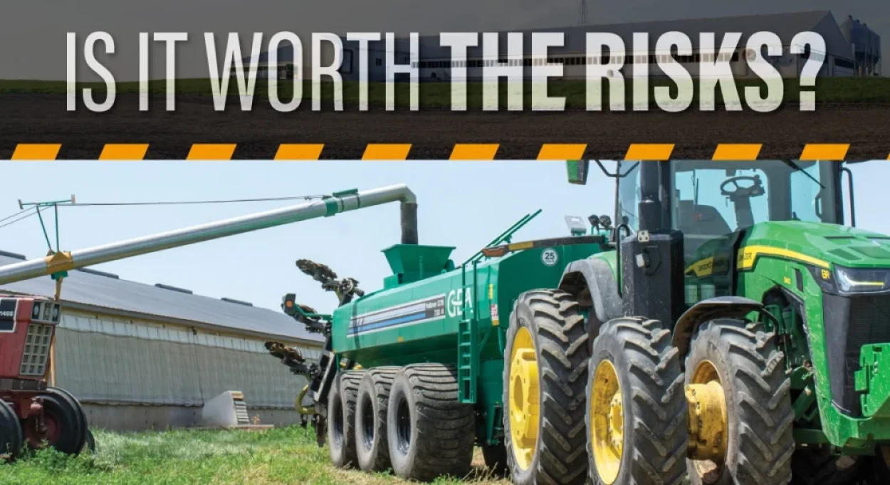 Tractor with GEA Manure Tank