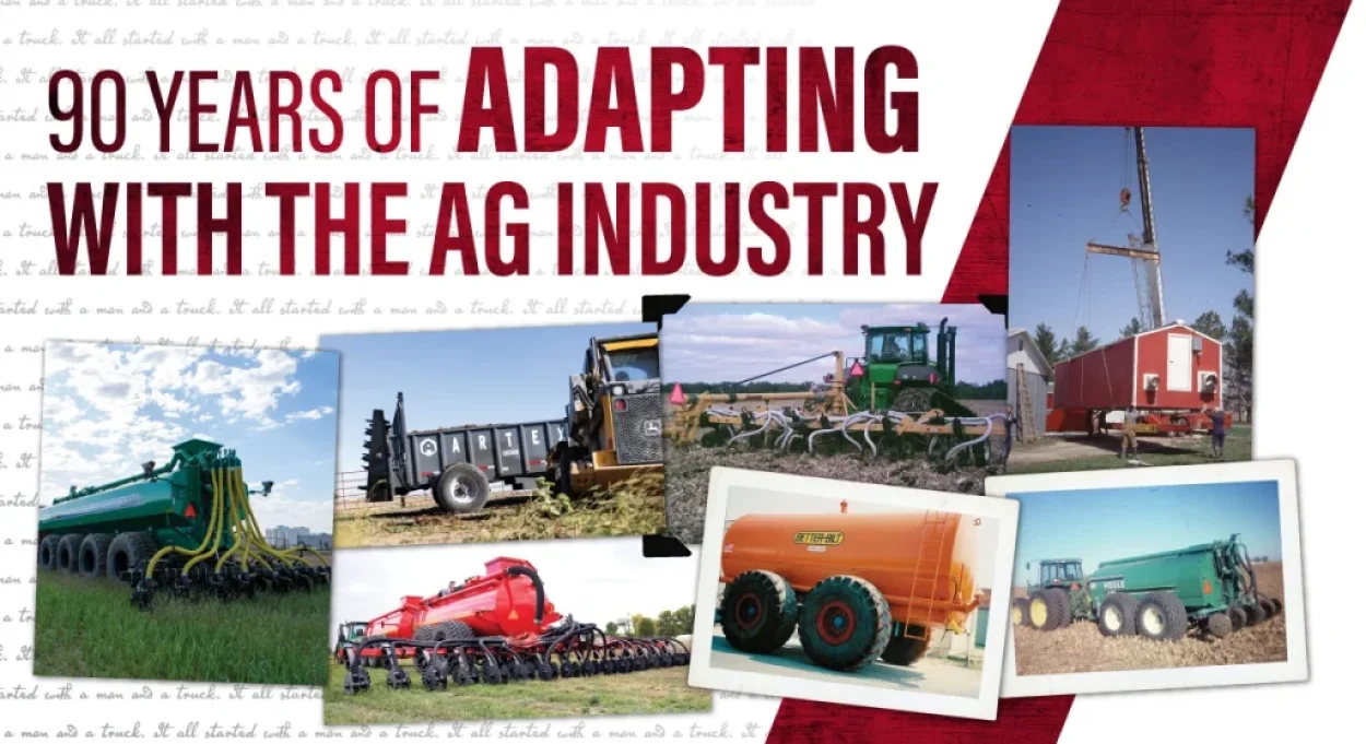 Collage of Stutsman Manure History Photos