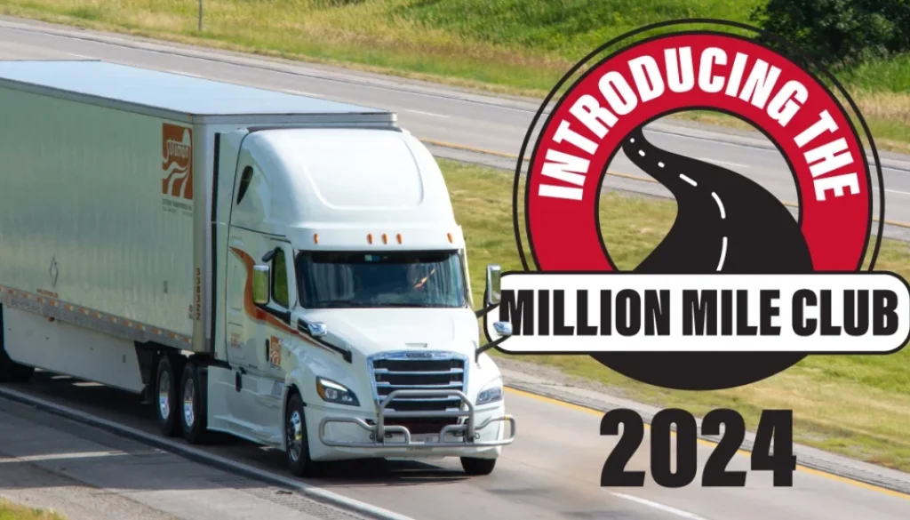 Stutsman Transportation Truck Driving on the Interstate