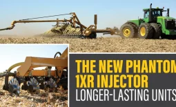 Phantom 1XR Manure Injectors applying in a field
